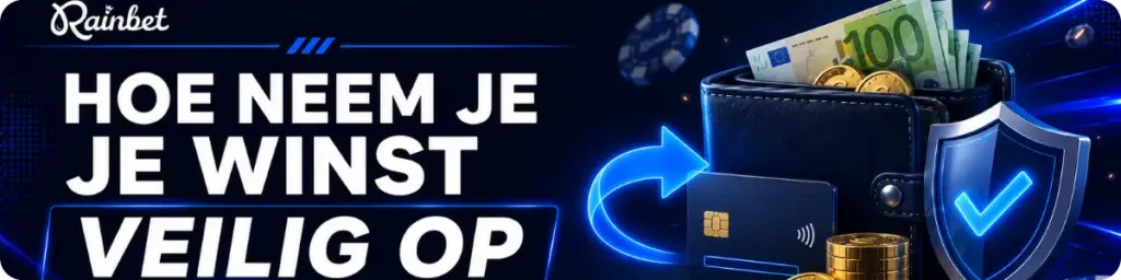 Hoe neem je je winst veilig op Rainbet