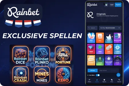 Rainbet Exclusieve spellen